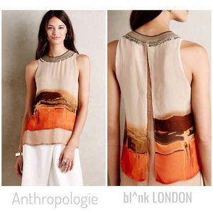 Anthropologie Blank London High Desert Shell Sleeveless Top